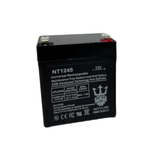 باتری ۱۲ ولت ۴.۵ آمپر نپتون مناسب سیستم اعلام حریق ، دزدگیر اماکن ، کرکره برقی و دوربین