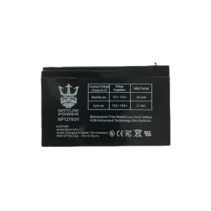 باتری ۱۲ ولت ۷ آمپر نپتون مناسب سیستم اعلام حریق ، دزدگیر اماکن ، کرکره برقی ، دوربین و آسانسور